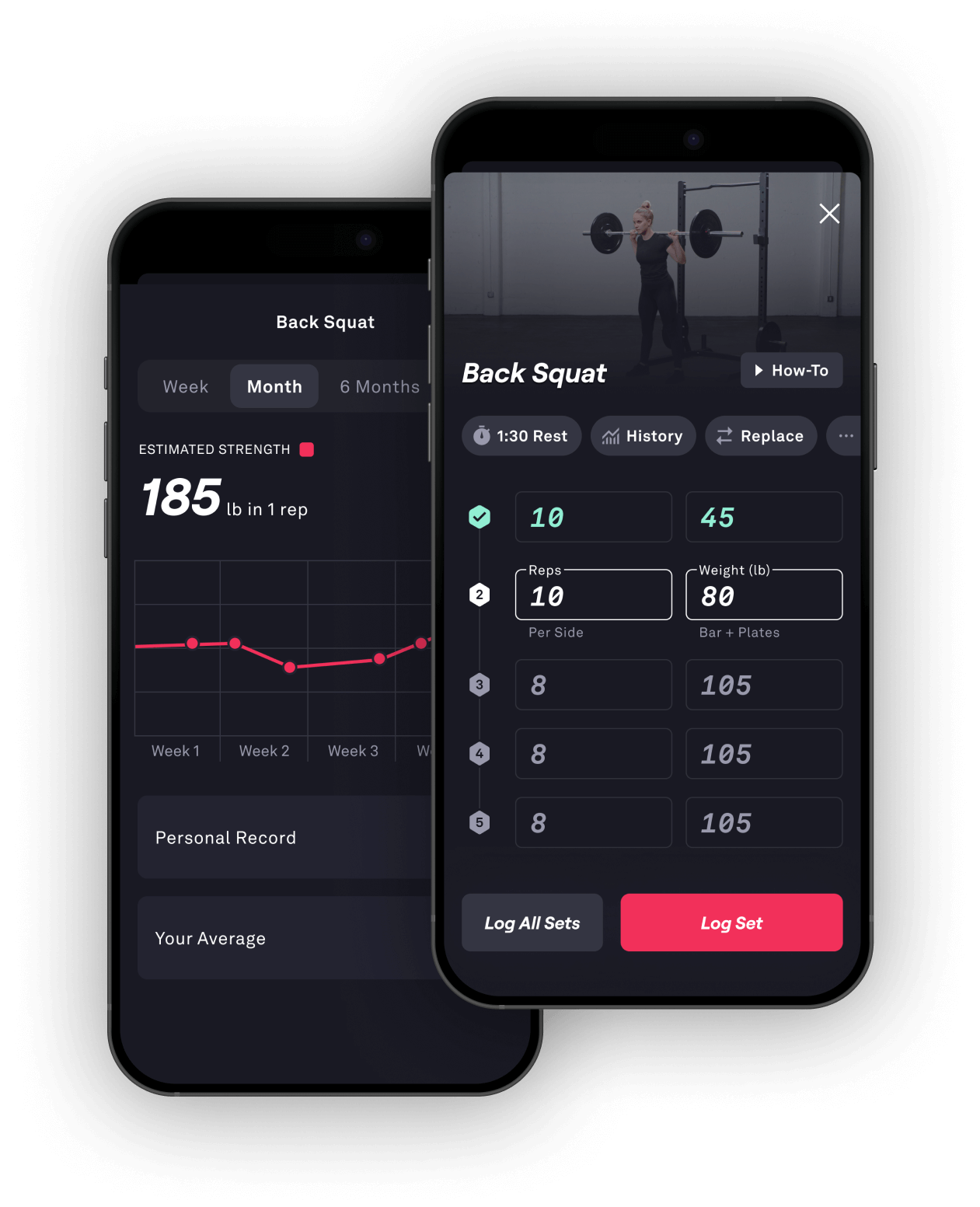 Fitbod · logging and history